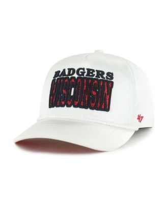Women's White Wisconsin Badgers Outspoken Hitch Adjustable Hat