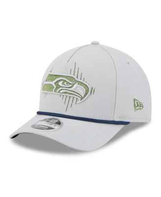 Big Boys and Girls Wolf Gray Seattle Seahawks 2025 Rivalries Collection 9FORTY A-Frame Adjustable Hat