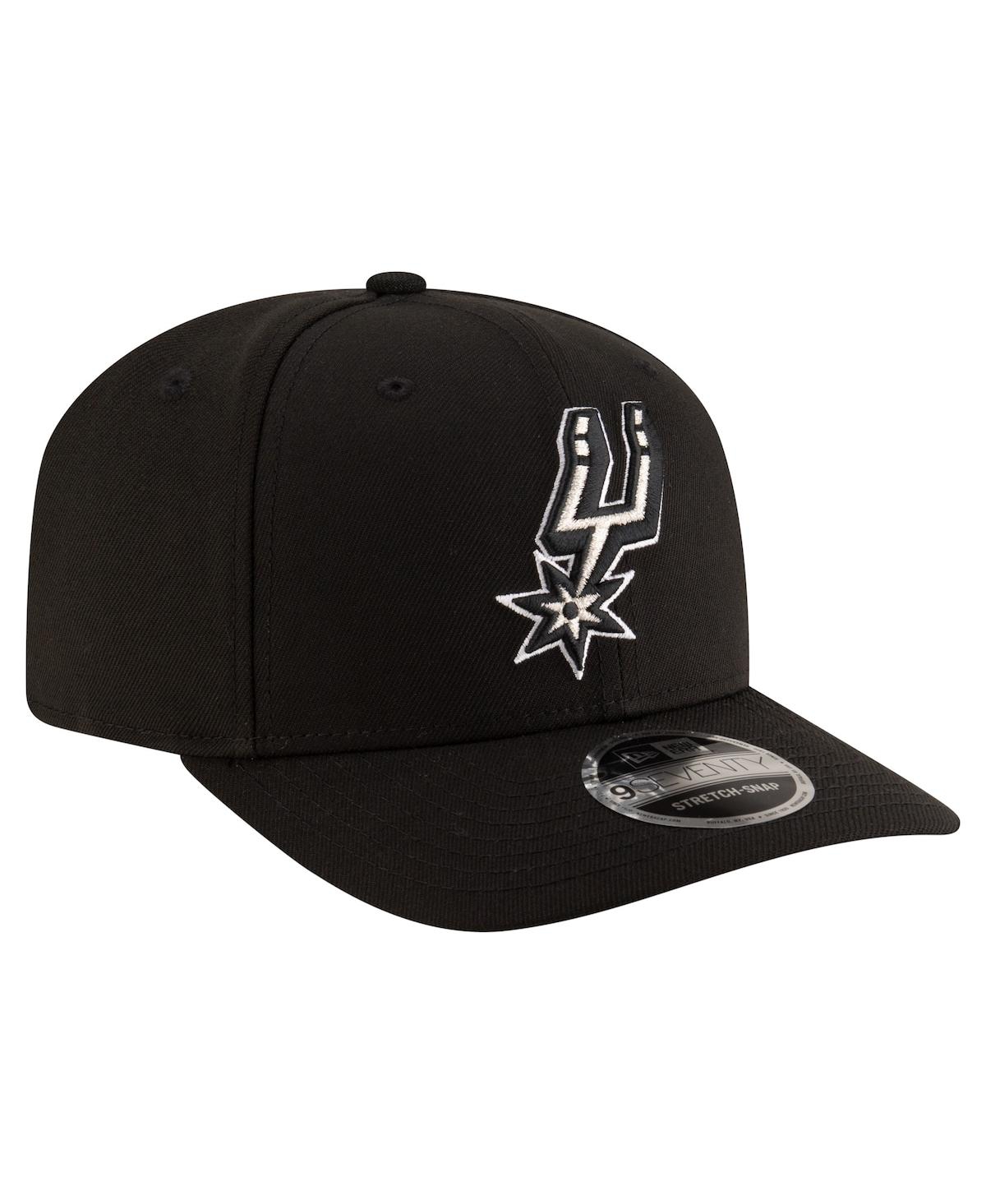 New Era Men's Black San Antonio Spurs 9SEVENTY Stock Adjustable Hat