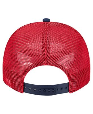 Men's and Women's White/Red Indiana Fever Banner Foam Front 9FIFTY A-Frame Adjustable Trucker Hat