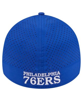 Men's Royal Philadelphia 76ers Featherweight Poly Rope Flex 39Thirty Hat