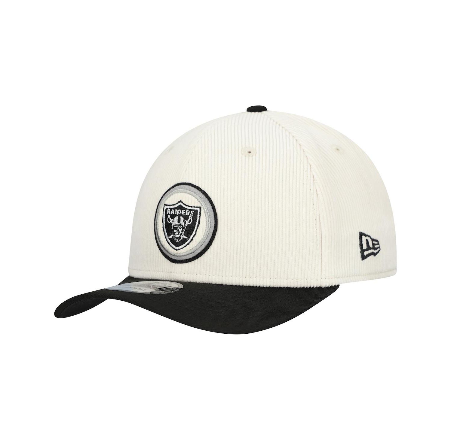 Men's Stone Las Vegas Raiders Loyal Corduroy 9SEVENTY Adjustable Hat