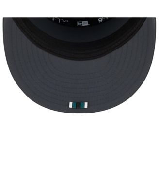 Men's Charcoal Philadelphia Eagles 2025 Sideline Cold Weather Split Panel 9FIFTY Snapback Hat