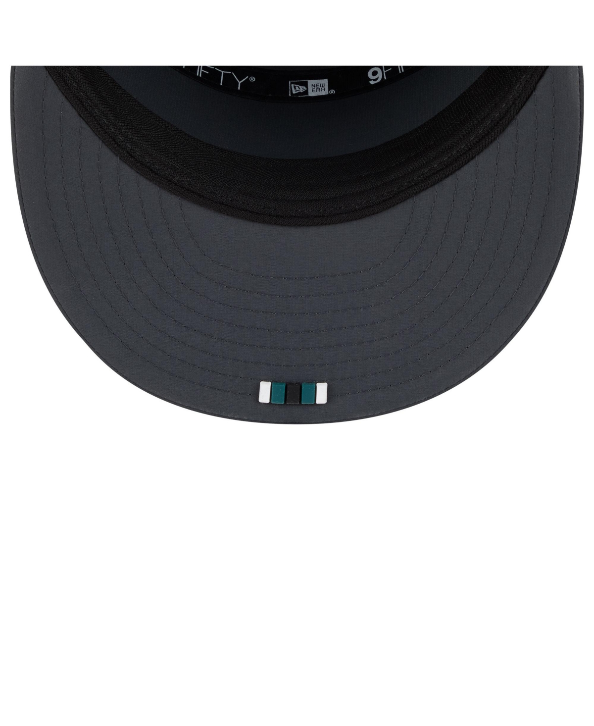 New Era Men's Charcoal Philadelphia Eagles 2025 Sideline Cold Weather Split Panel 9FIFTY Snapback Hat