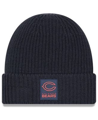New Era - Men's Charcoal Chicago Bears 2025 Sideline Cold Weather Cuffed Knit Hat