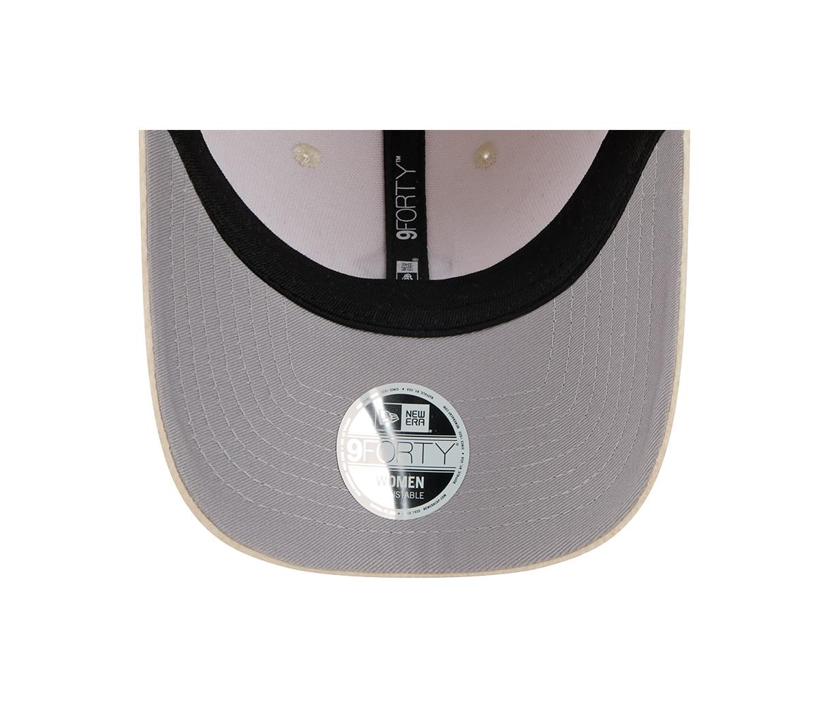 New Era Women's Cream Kansas City Chiefs Comfy 9FORTY Adjustable Hat
