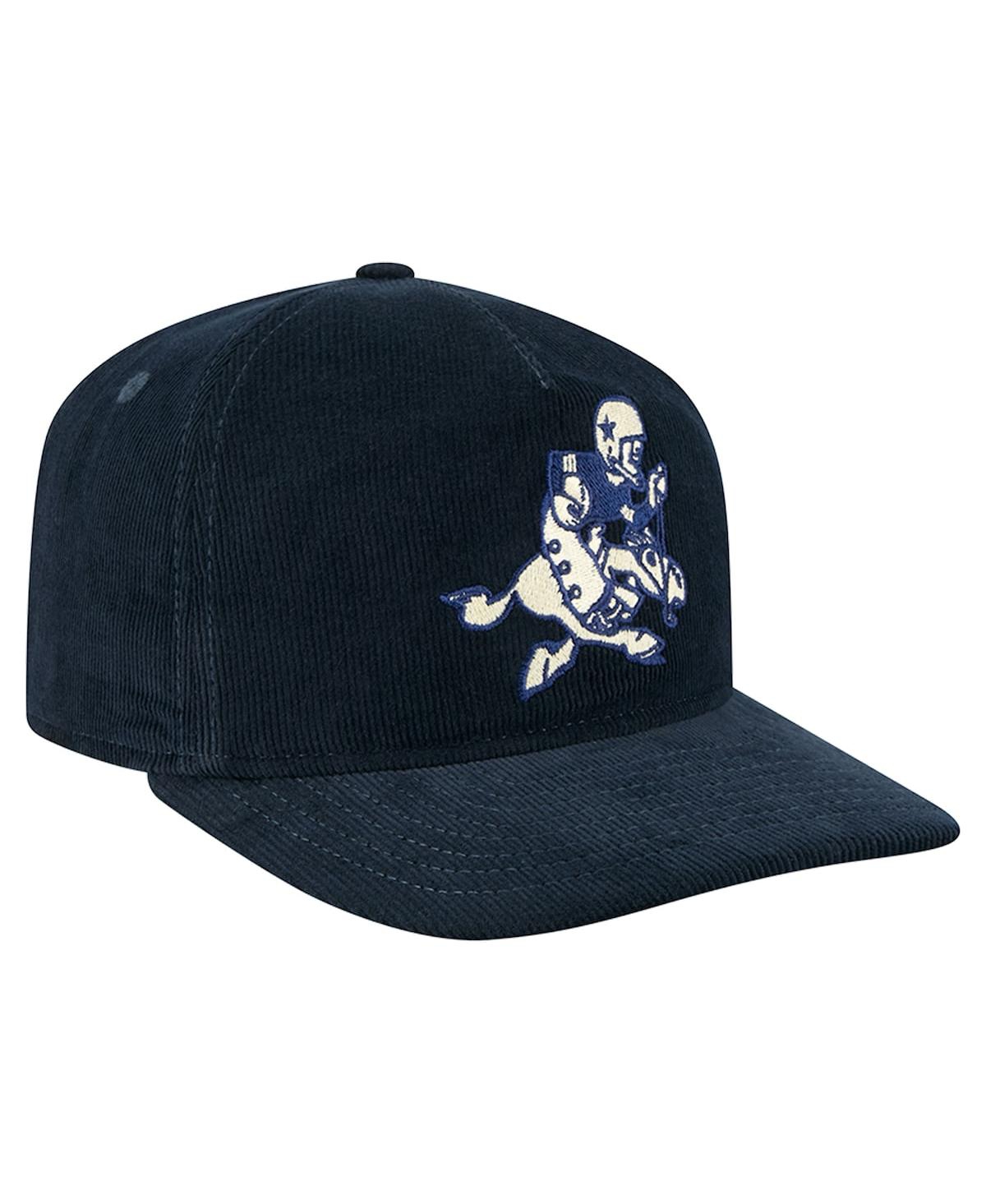New Era Men's Navy Dallas Cowboys Retro Joe Nostalgic Corduroy Golfer Adjustable Hat