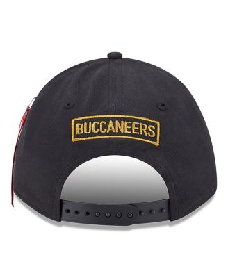 x Alpha Men's Industries Black Tampa Bay Buccaneers A-Frame 9FORTY Adjustable Hat