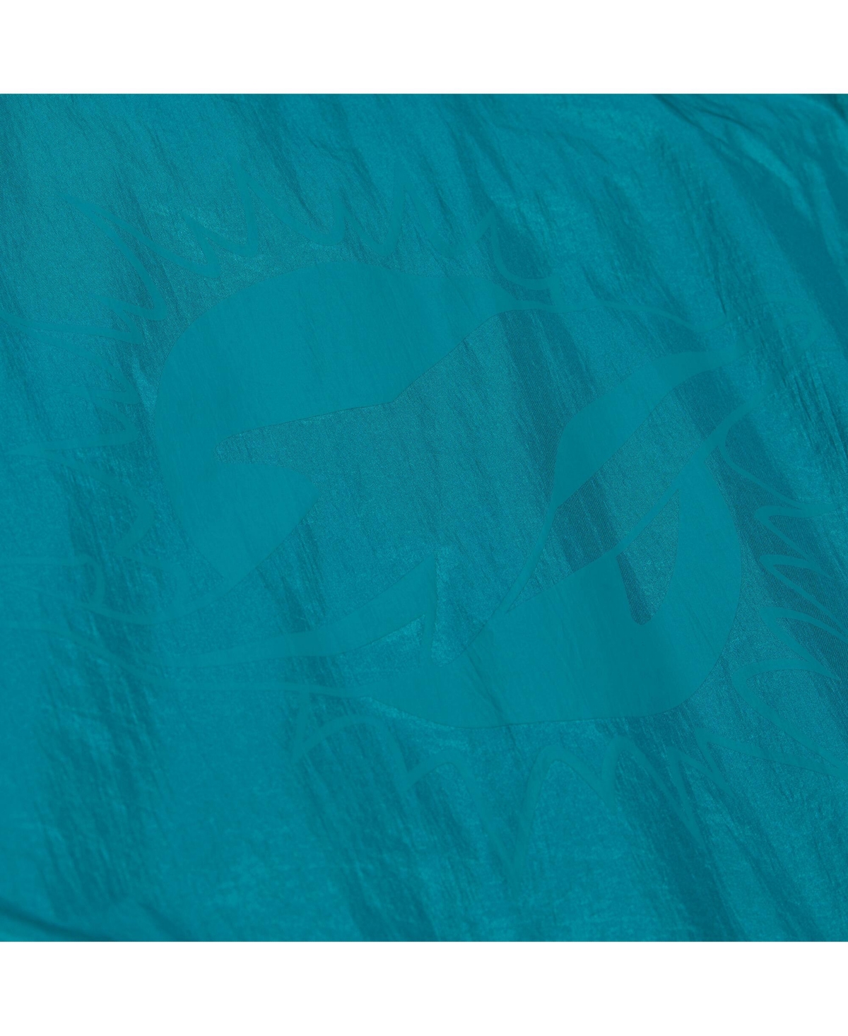 Mitchell & Ness Men's Aqua Miami Dolphins Playmaker Full-Zip Windbreaker Jacket