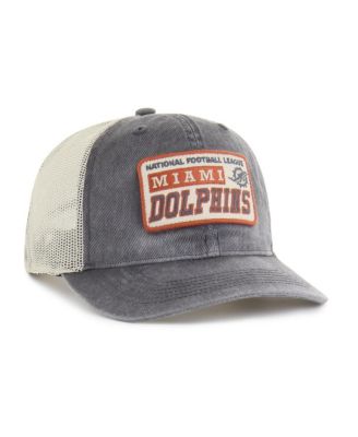 Men's Charcoal Miami Dolphins Canteen Relaxed Trucker Adjustable Hat