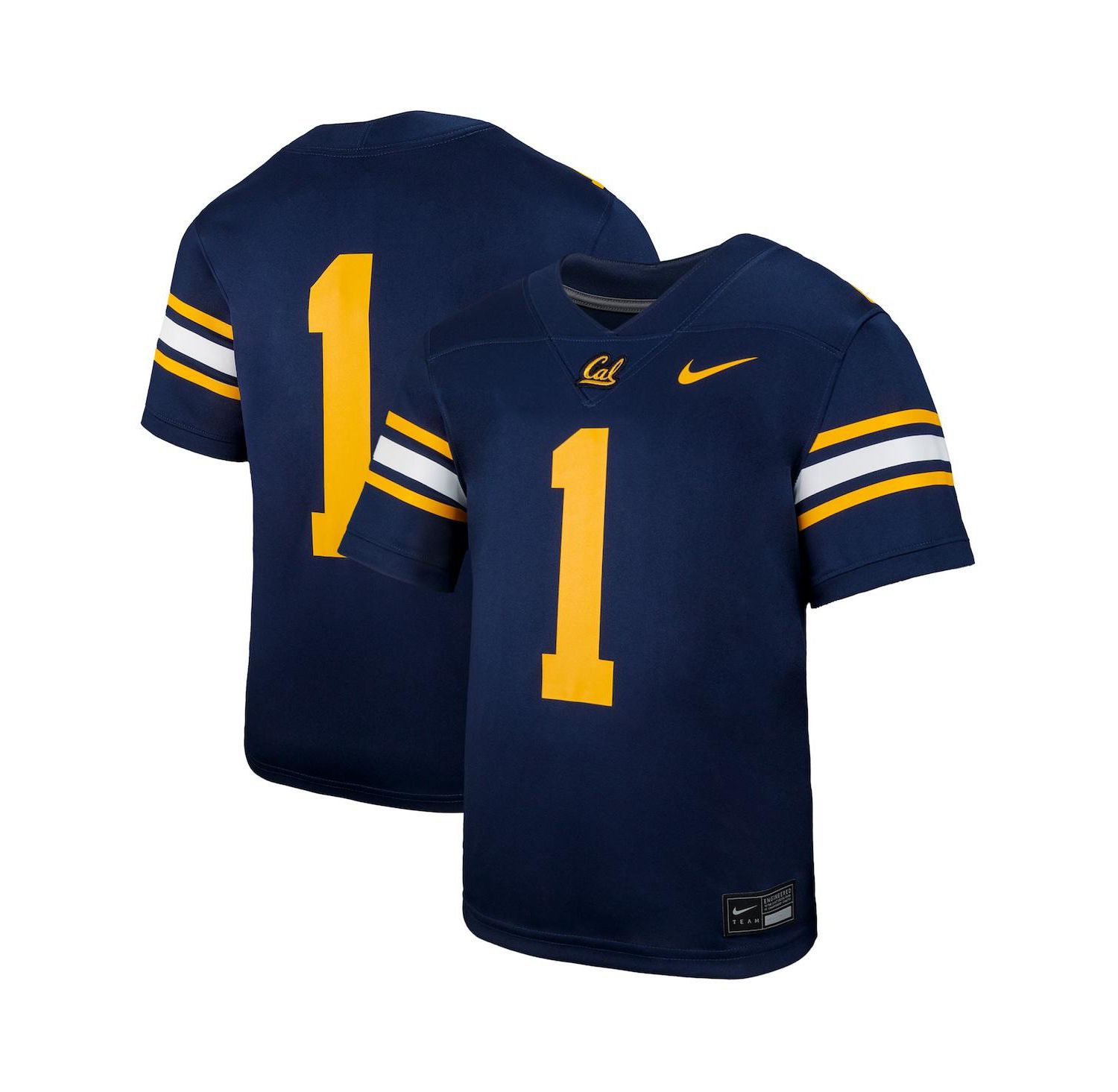Big Boys and Girls 1 Navy Cal Bears Untouchable Replica Game Jersey