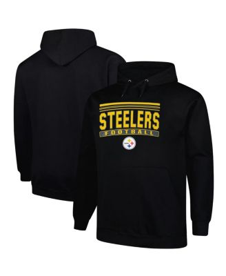 Fanatics - Men's Black Pittsburgh Steelers Big Tall Pop Pullover Hoodie