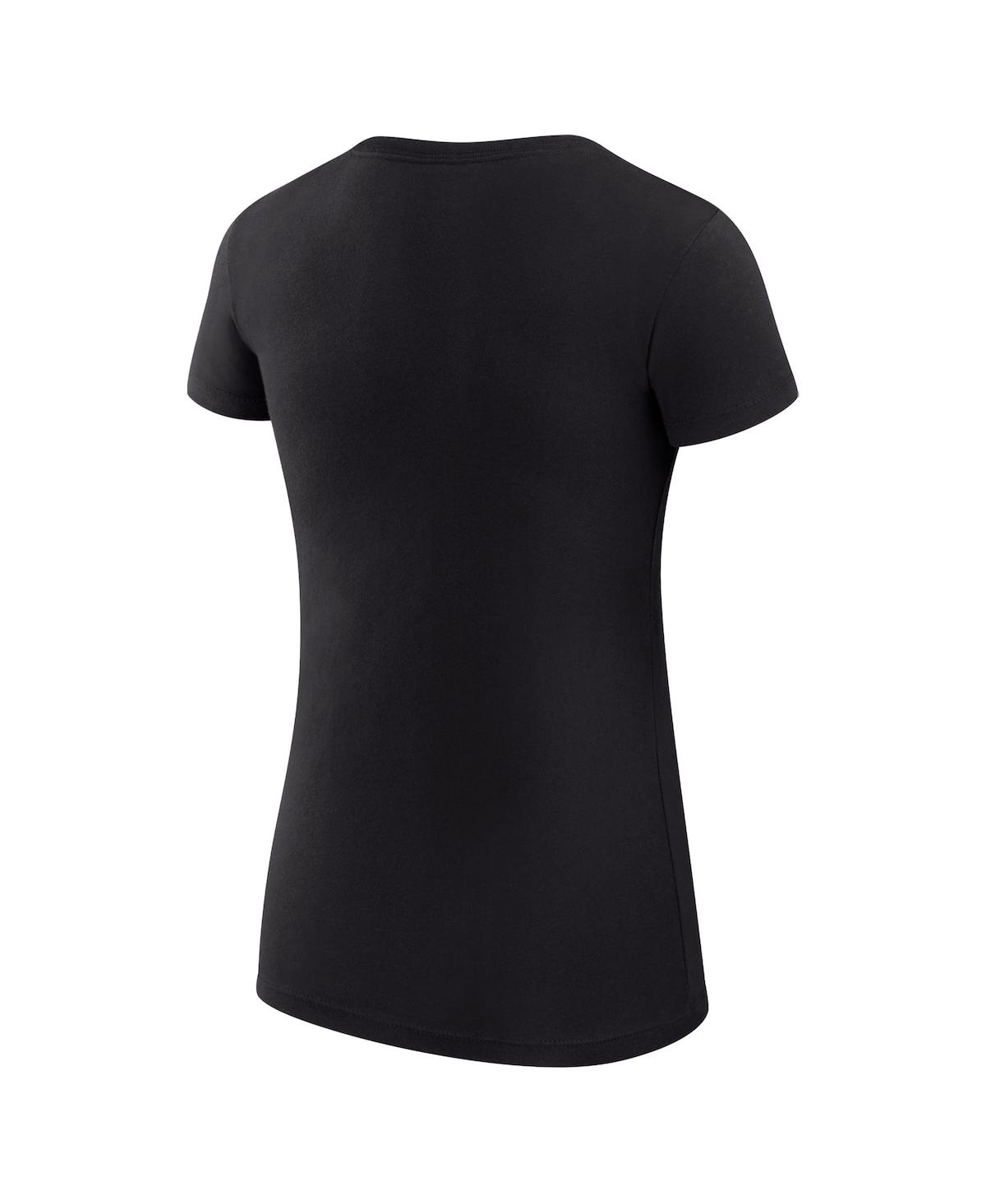 G-iii 4her By Carl Banks Women's Black Boston Celtics Super-slim Fit Lightweight Filigree Logo T-shirt In Black