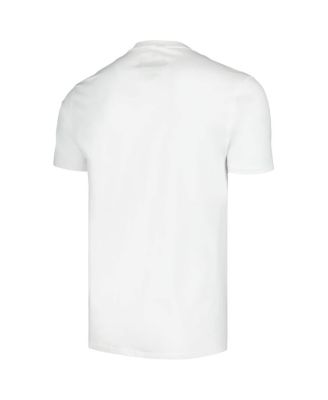 Men's White Jaws Kanji Poster T-Shirt