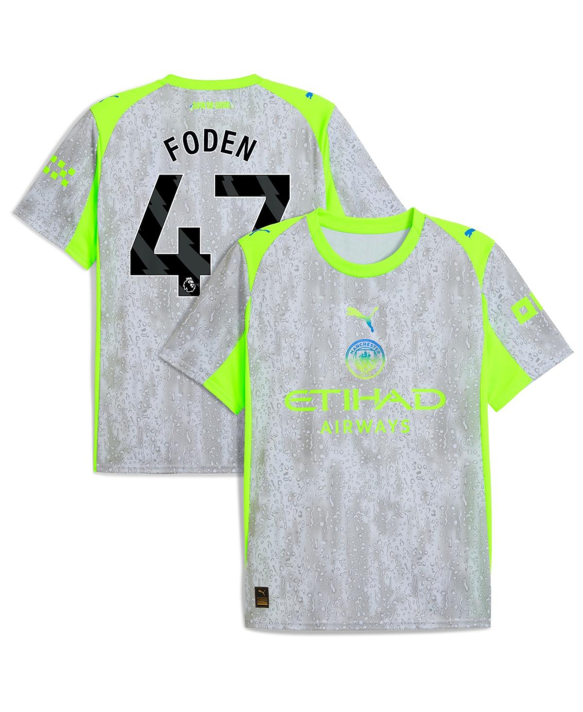 Puma Men's Green/Neon Green Manchester City 2025/26 Third Replica Jersey