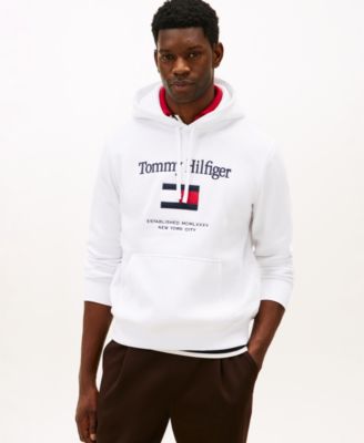 Tommy Hilfiger - Men's Embroidered Flag Hoodie