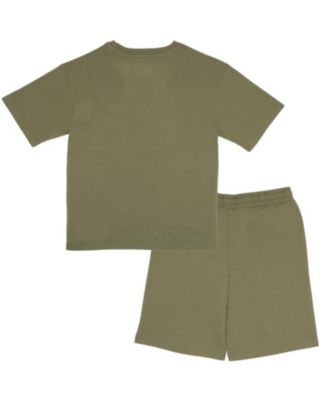 Big Boys 2 Piece T-Shirt with Lenticular Patch and Shorts Set