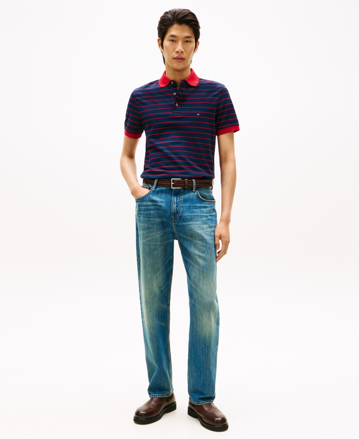 Tommy Hilfiger Men's Cotton Classic Fit 1985 Polo In Blue