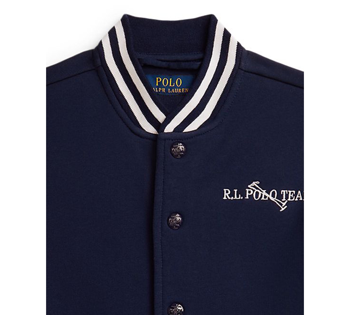 Polo Ralph Lauren Boys 8-20 Triple-Pony Collar Baseball Jacket