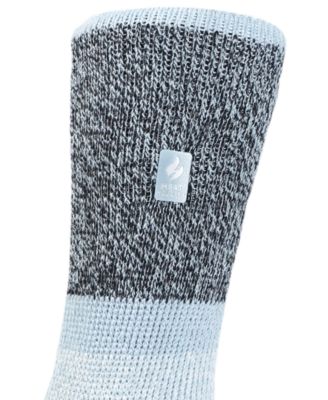 Kids Girls' 10-6.5 Original Block Twist Crew-Length Thermal Socks