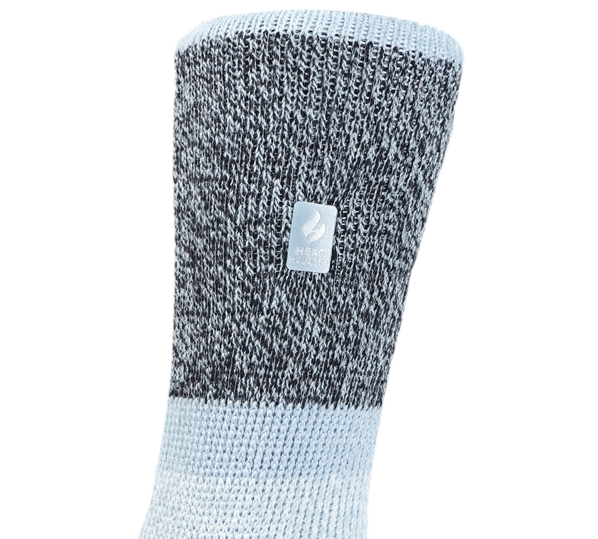 Heat Holders Girls 2.5-10 Original Block Twist Crew-Length Thermal Socks