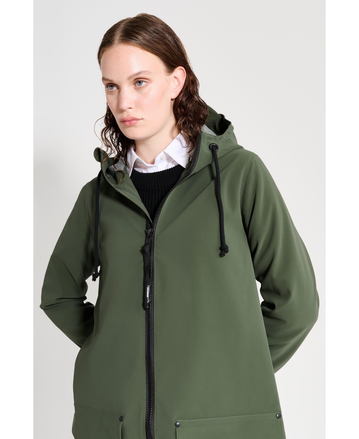 Stutterheim Women's Mosebacke Patch Raincoat
