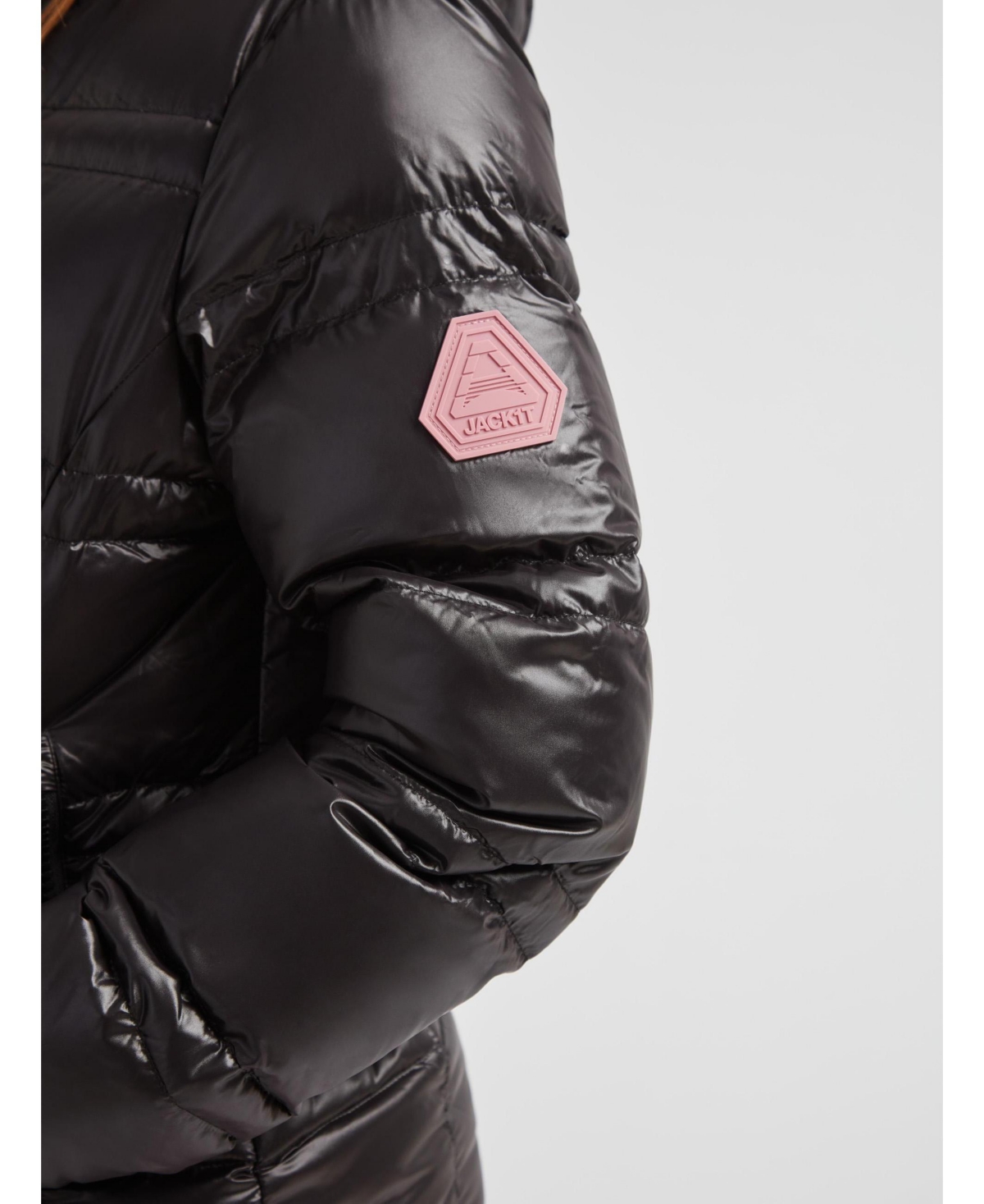 JACK1T Women's R4D Tramline Racer Hooded Puffer Jacket