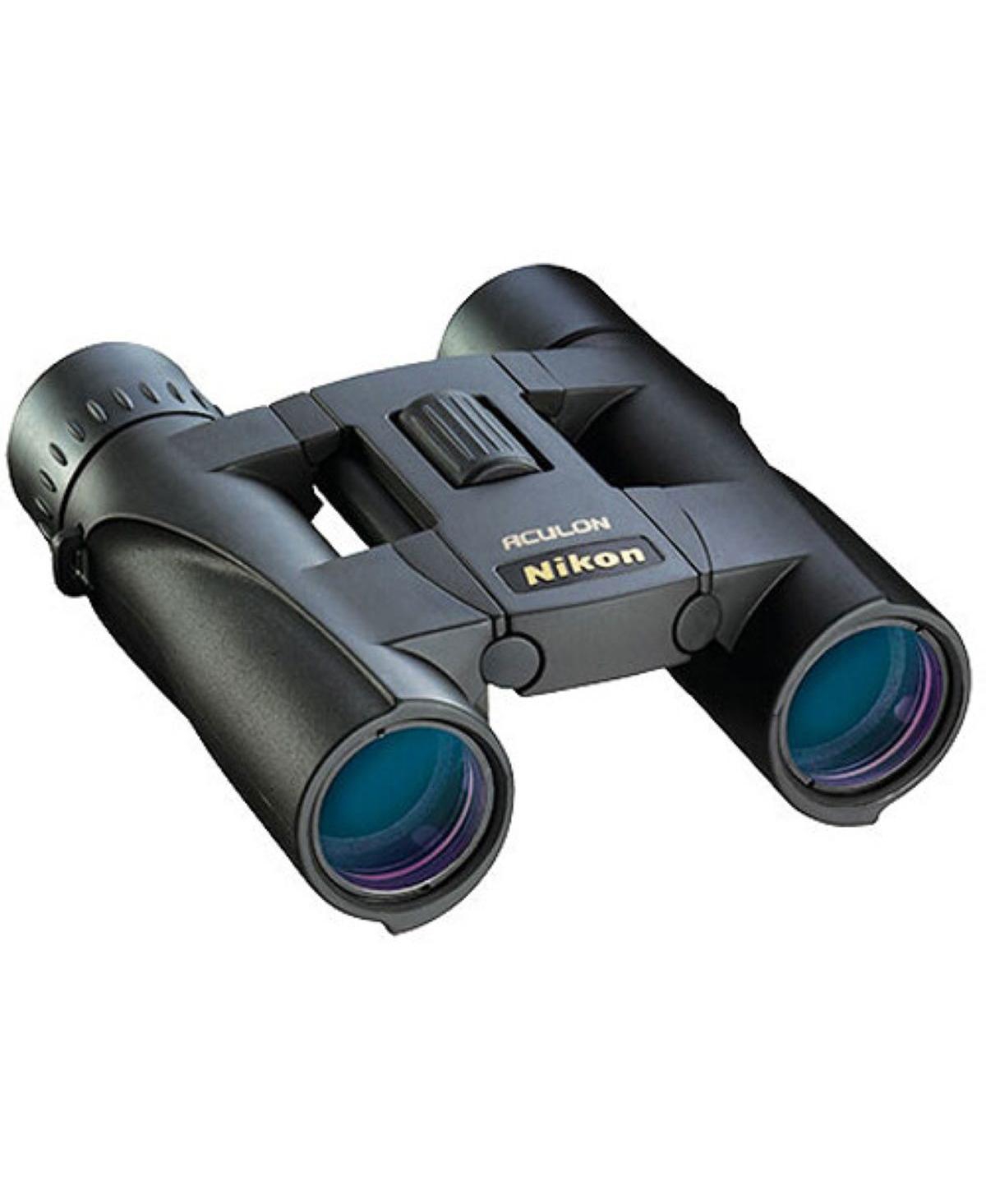 Nikon 10x25 Aculon A30 Roof Prism Binoculars with 5.0 Degree Angle of View, Black - Refurbished