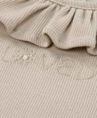 Baby Girls' Long-Sleeve Top and Pants, 2-Piece Set