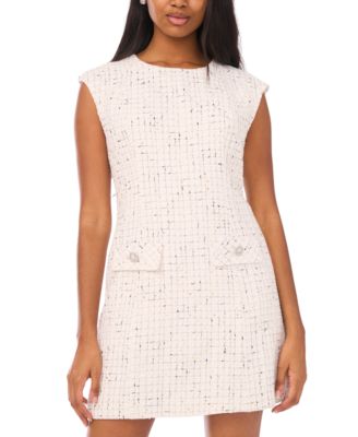 Women's Textured Cap Sleeve Dress