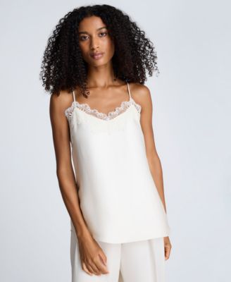 Kenneth Cole - Women's Satin Lace Trim Cami