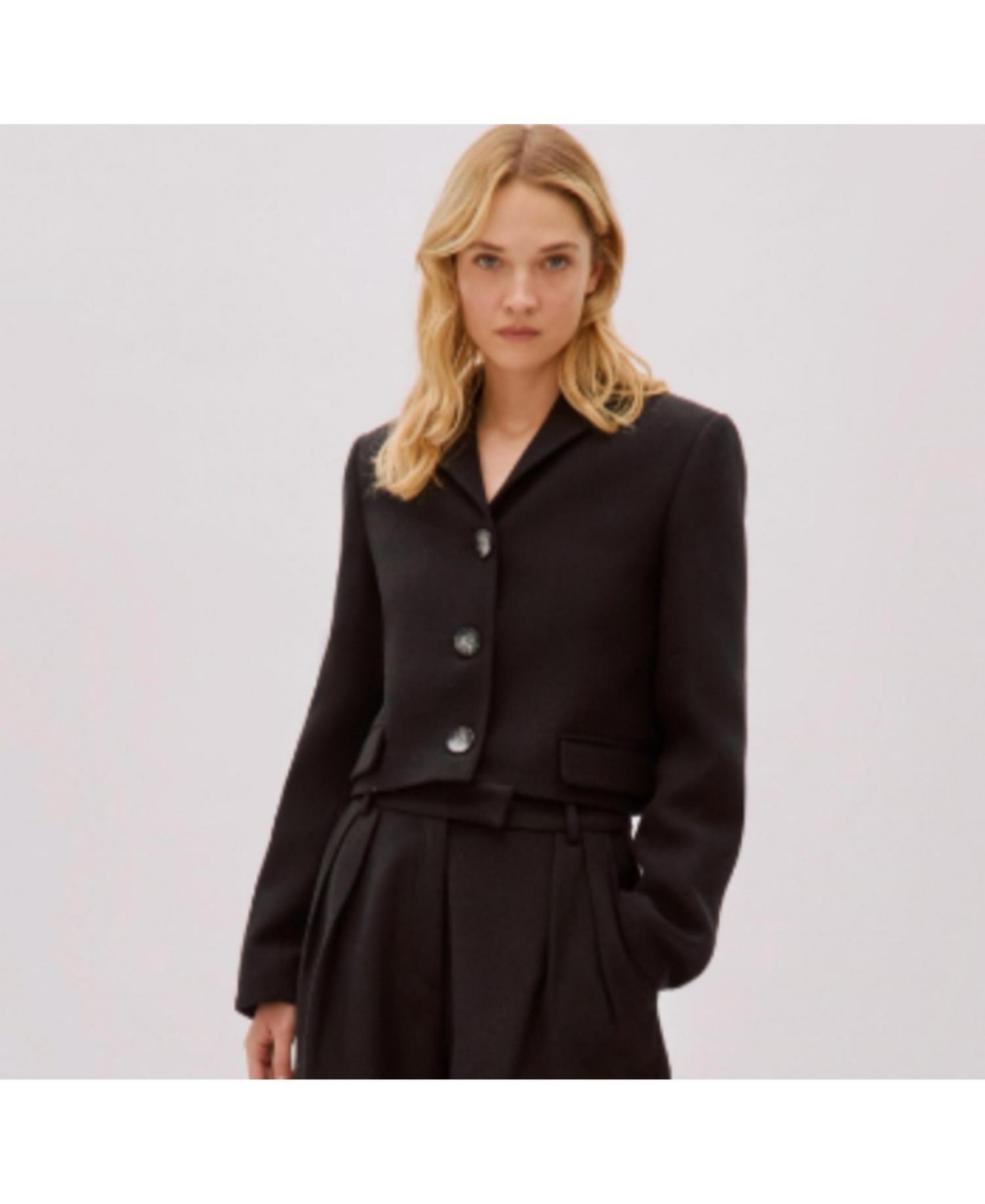 Labeca London Women's Tara Wool Crop Jacket