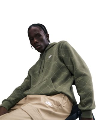 Men's Sportswear Club Fleece Pullover Printed Hoodie