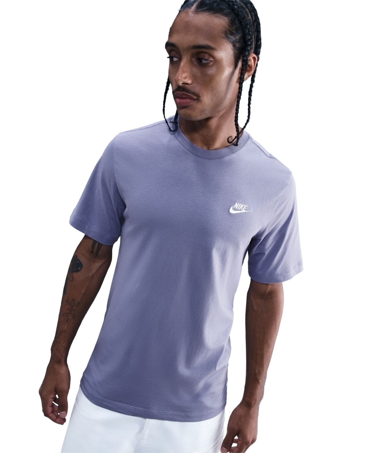 Nike Men's Sportswear Club T-shirt In Purple