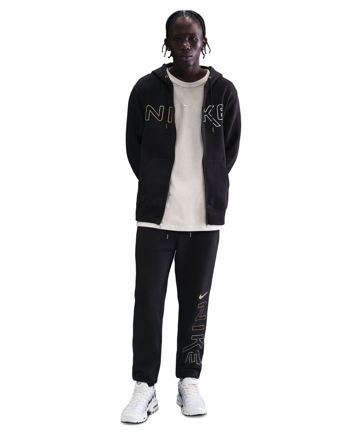 Мужская толстовка с капюшоном на молнии Sportswear Club