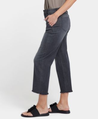 Women's Relaxed Piper Crop Utility Pocket Jeans