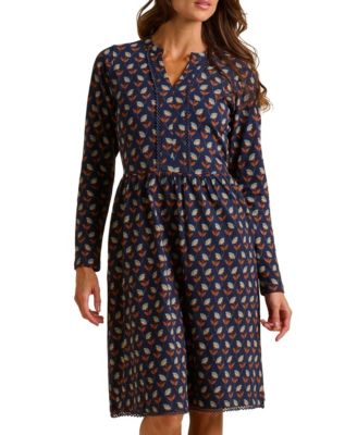 Women's Rowan Long Sleeve V-Neck Midi Dress