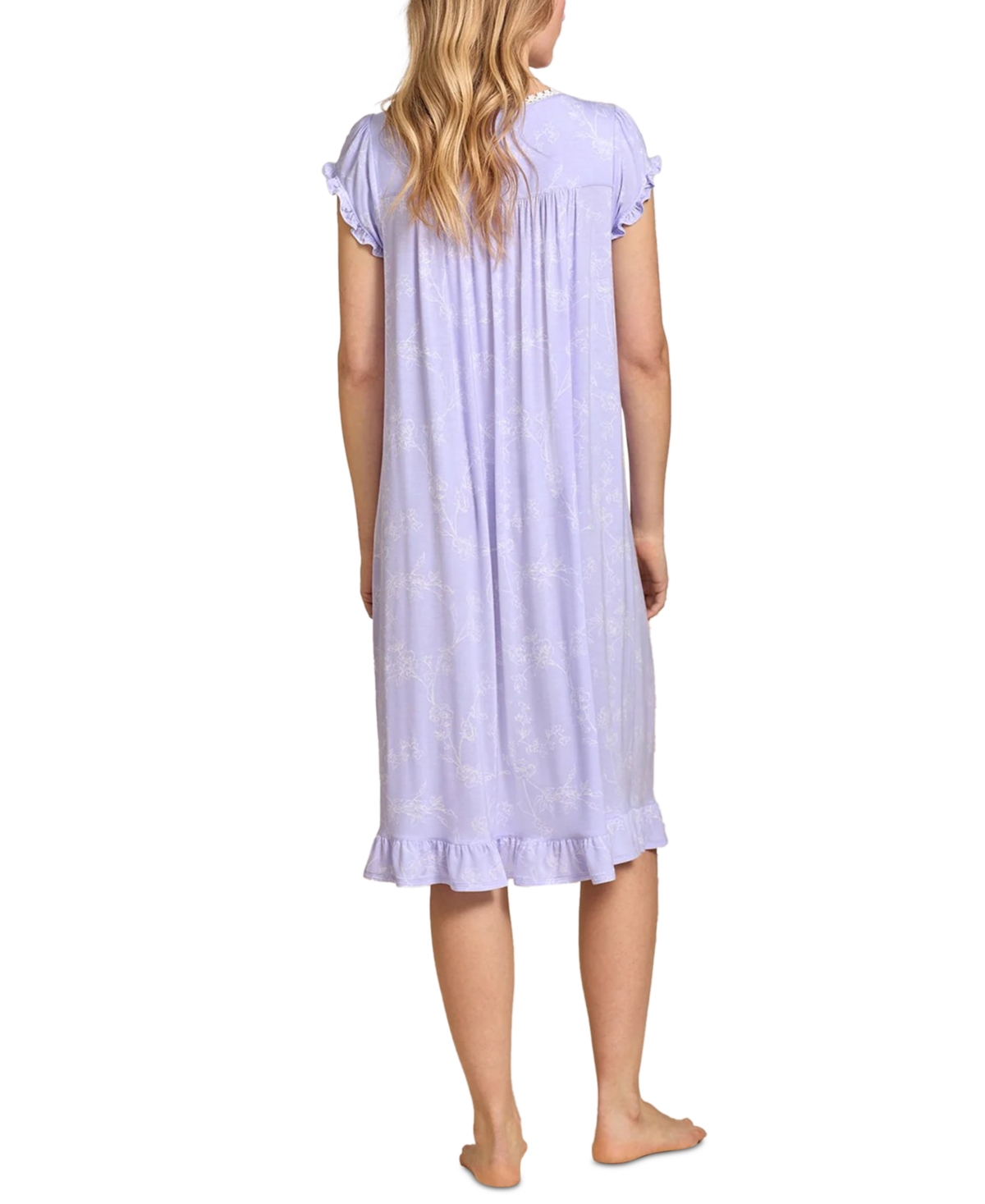Eileen West Women's Sweetheart Neck Printed Nightgown