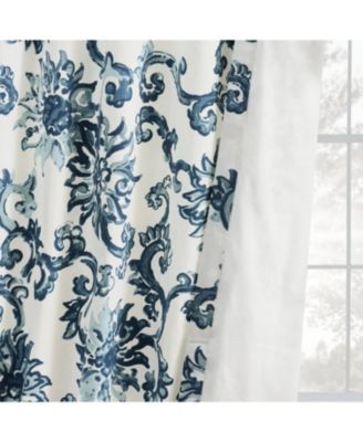 Floral Printed Cotton Room Darkening Curtain