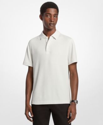 Men's Textured Polo Shirt