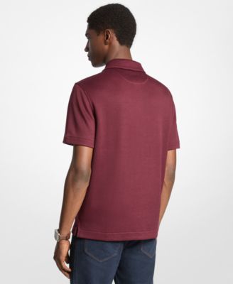 Men's Textured Polo Shirt