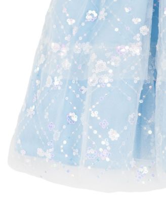 Girls 2T-6X Sequin Mesh Illusion Body Dress
