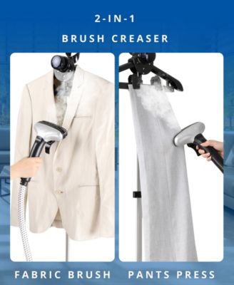 Commercial-Grade Smart Auto Shut-Off 1800W Garment Steamer with Pedal Control and Low-Water Alert