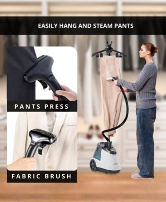 Heavy Duty 1800W Intelligent Auto Shut-off Garment Steamer with Water Sensor and Beep Alert