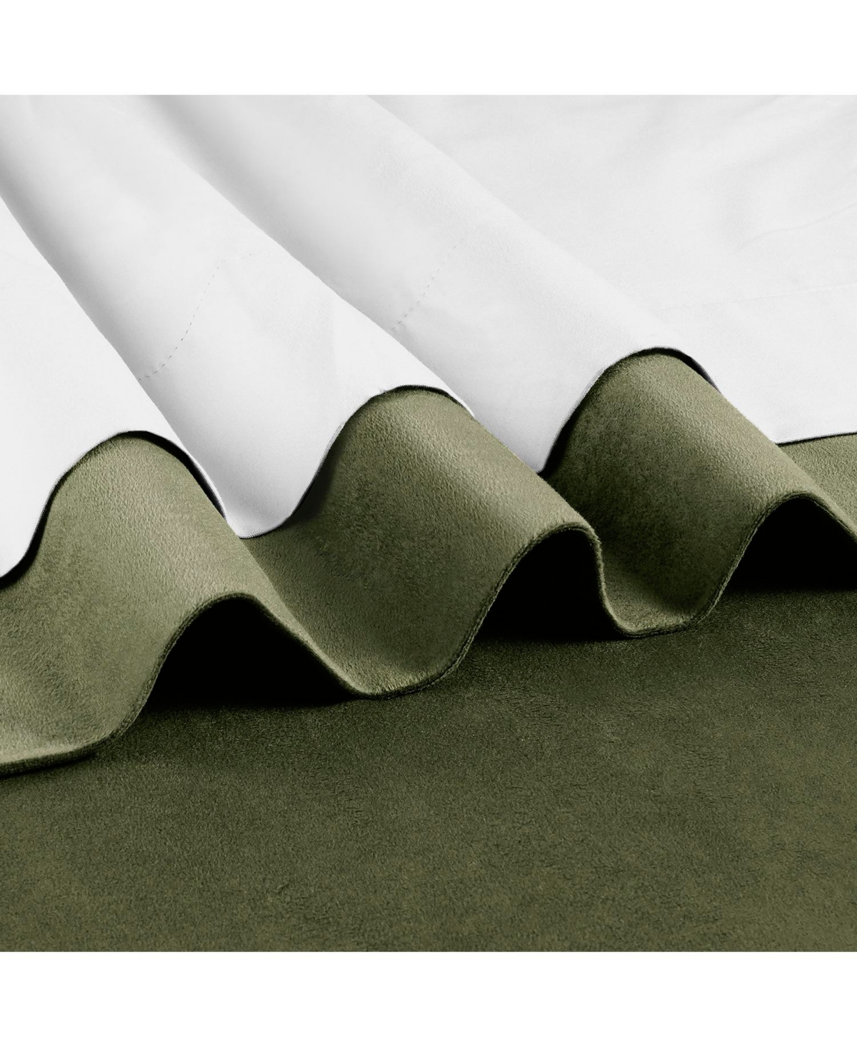 Half Price Drapes Hunter Green Signature Extra Wide Velvet Blackout Curtain