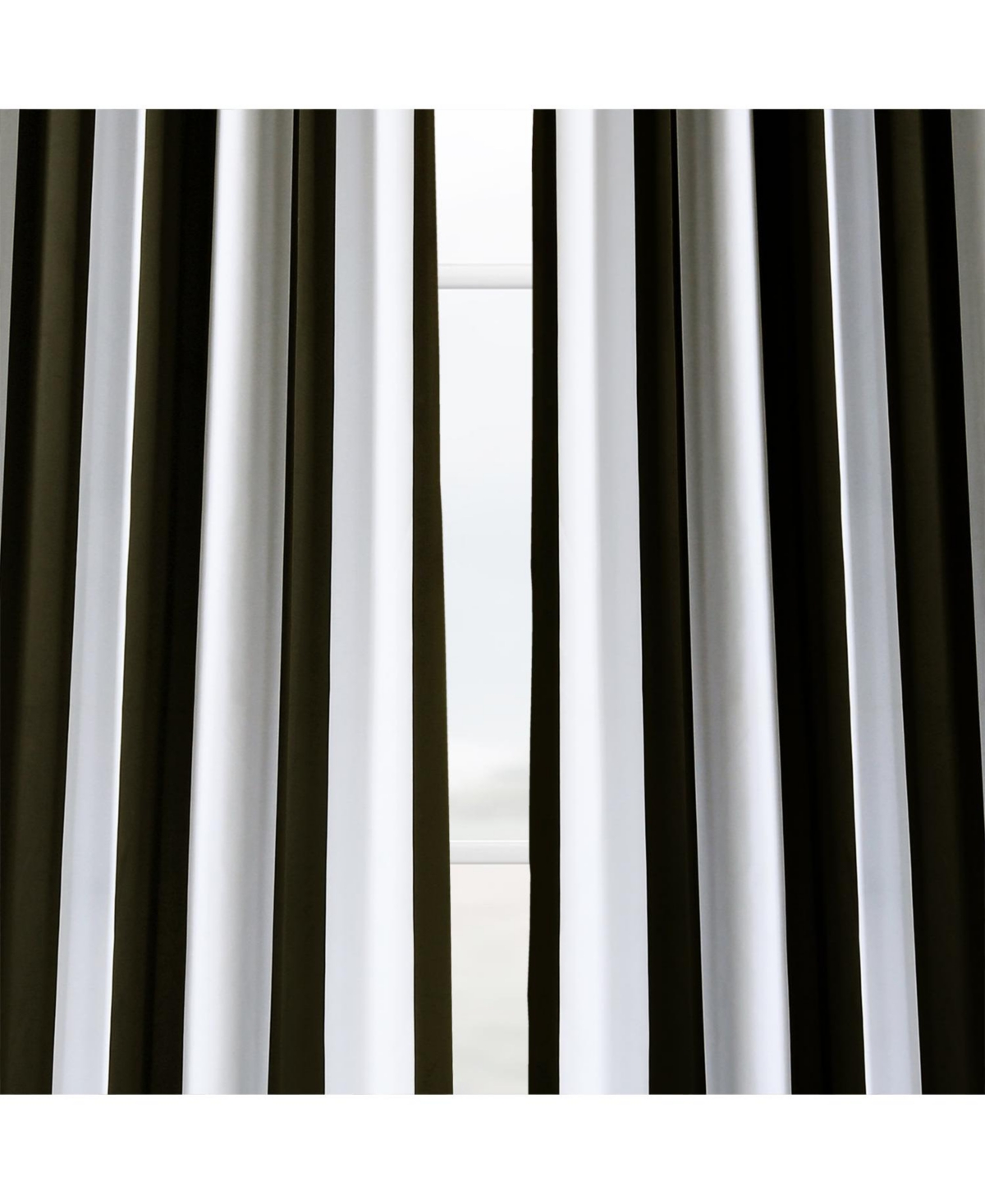 Half Price Drapes Awning Striped Room Darkening Curtain