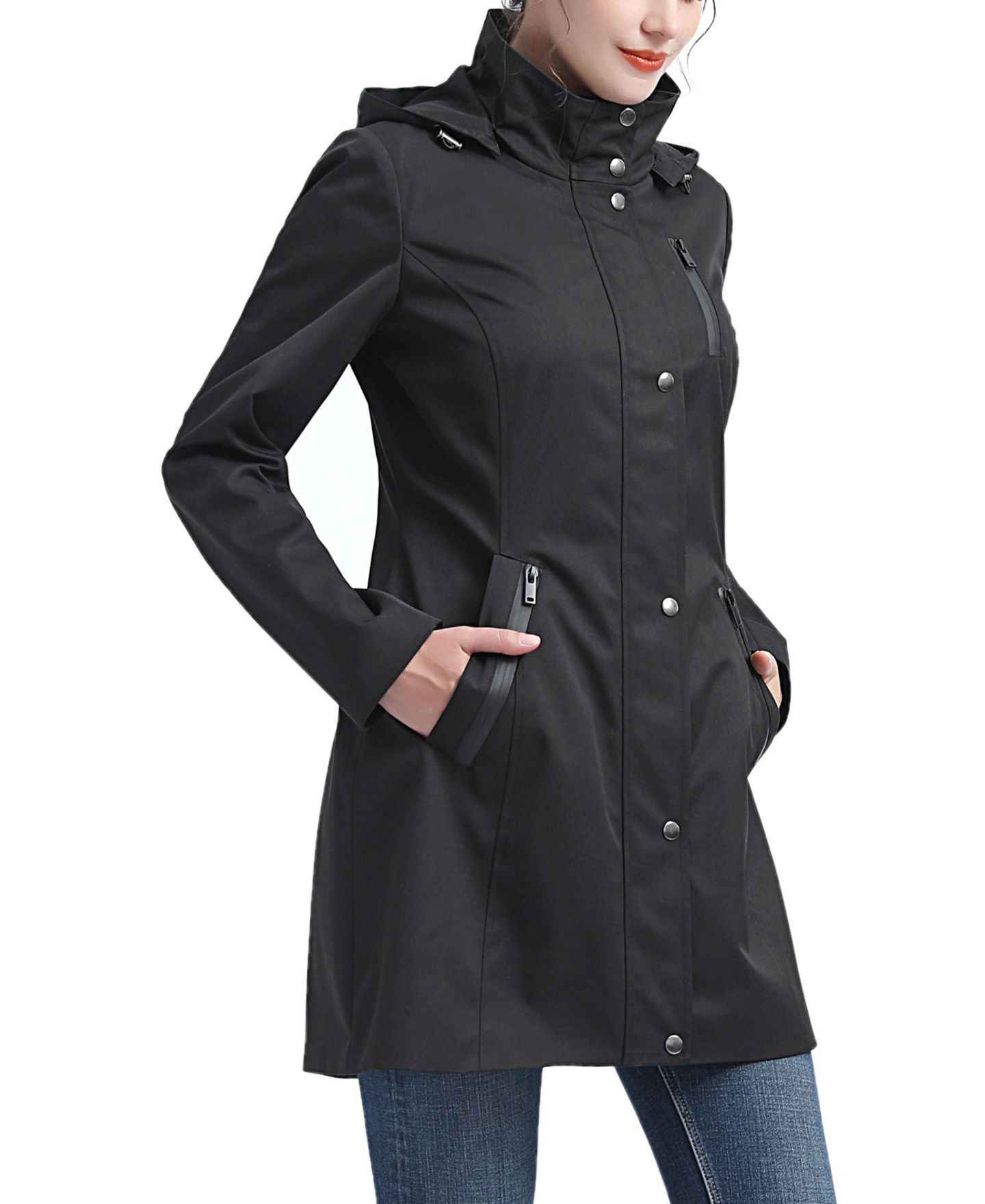 Женская куртка kimi + kai Hooded Anorak, цвет: Чёрный — фото 2