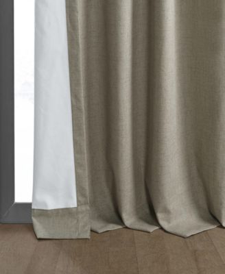 Thermal Cross Linen Weave Blackout Curtain