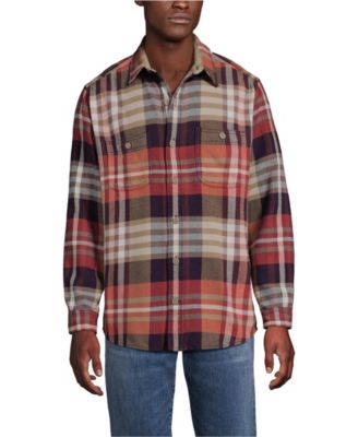 Men's Long Sleeve Authentic Flannel Shirt