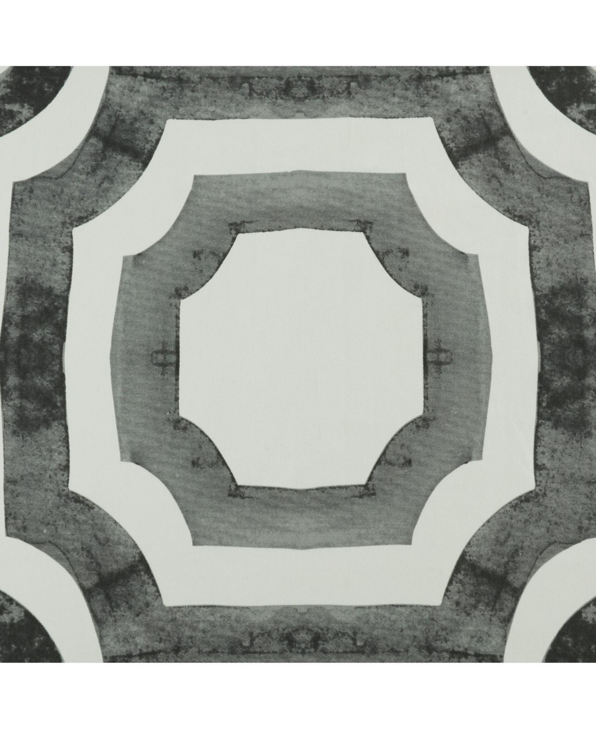 Half Price Drapes Mecca Steel Geometric Printed Cotton Room Darkening Curtain